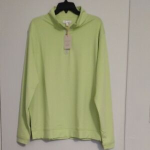Peter Millar Light Green Turtleneck Sweater